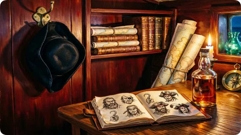 Famous Fictional Pirate Names