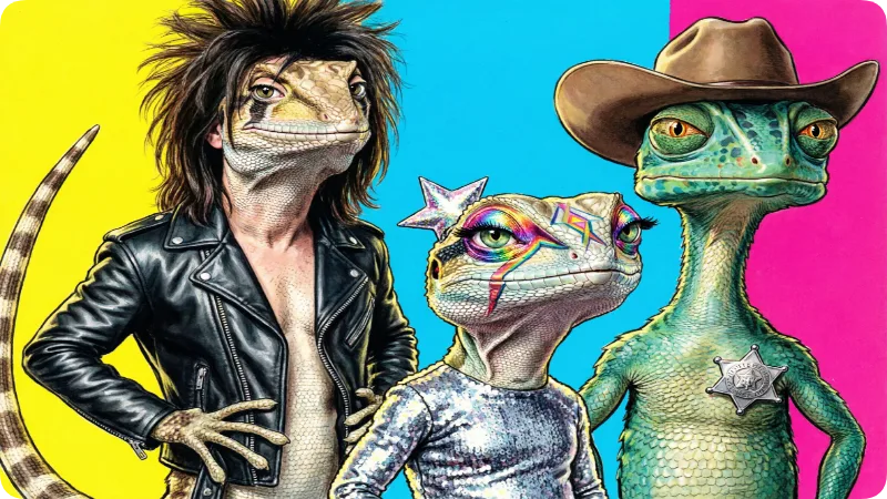 Pop Culture & Celebrity Lizard Names