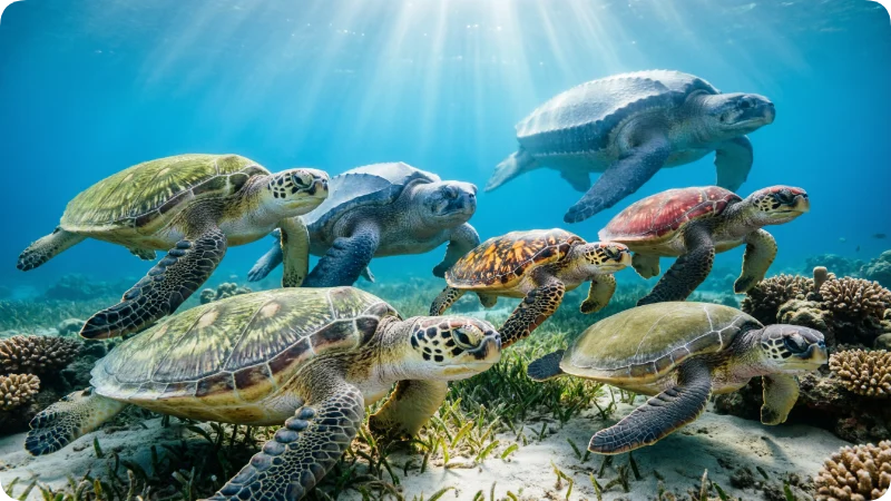 Sea Turtle Names by Species