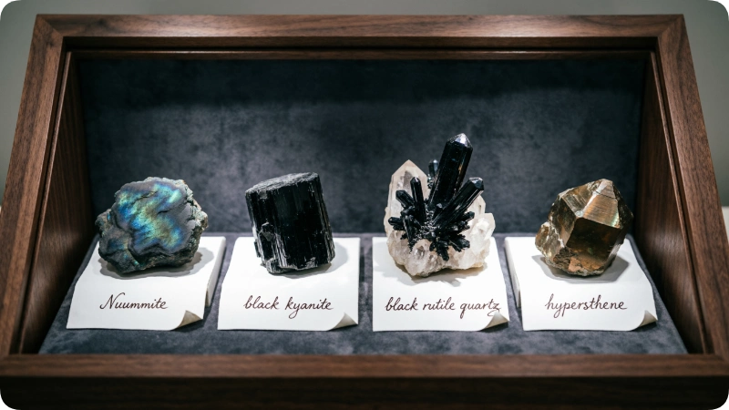 Lesser Known Black Gemstone Names