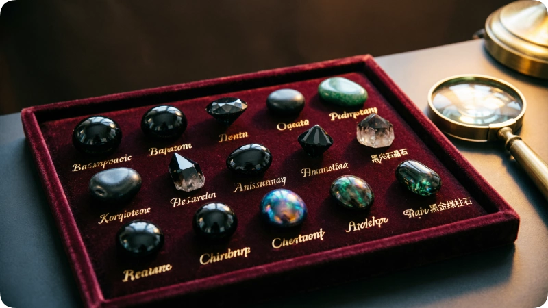 Most Iconic Black Gemstone Names