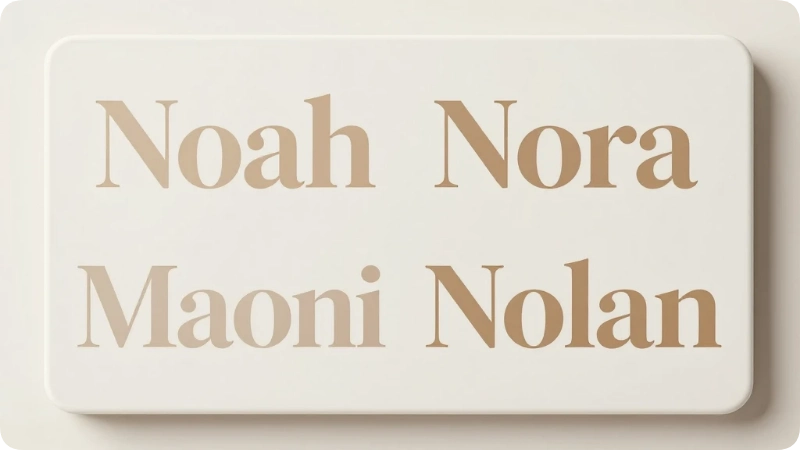 Most Popular Names Starting With N