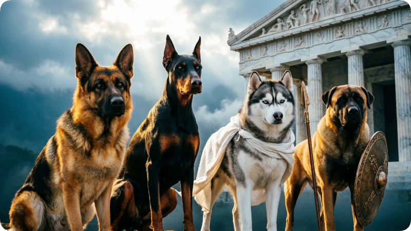 Powerful Greek Names for Male Dogs