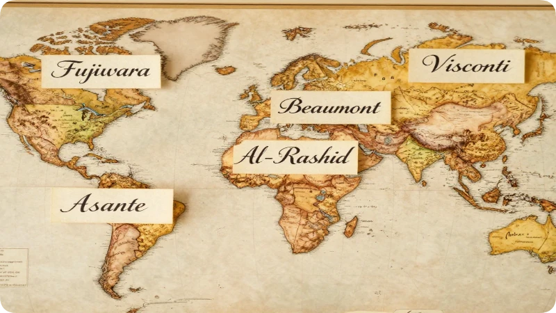 Regal Last Names From Global Noble Traditions