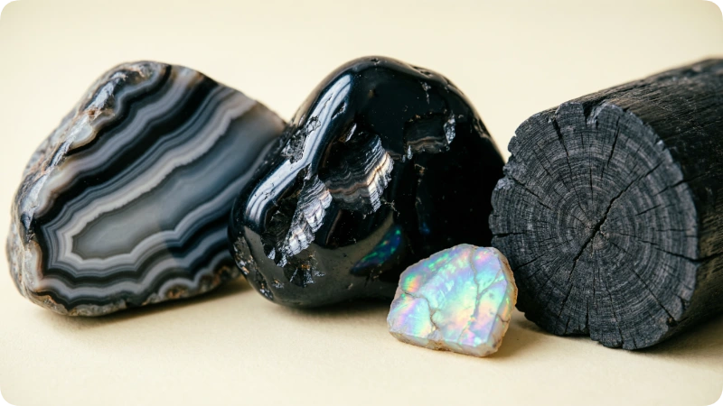What Are Black Gemstones Really