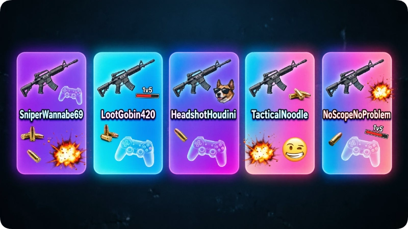Best Funny COD Names