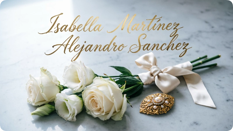 Elegant Spanish Middle Names