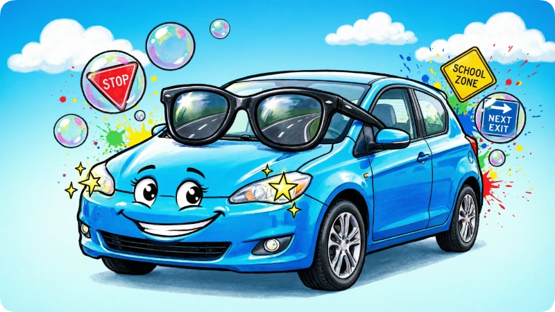 Funny Blue Car Names