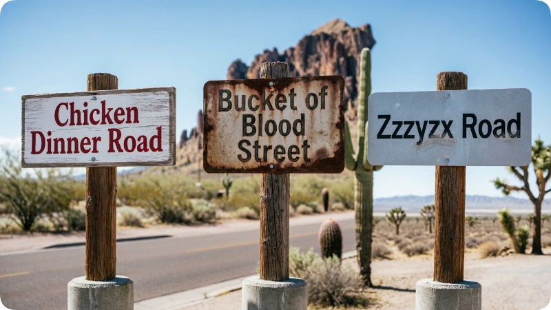 Real Funny Street Names