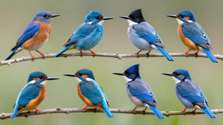 Blue Birds with Names