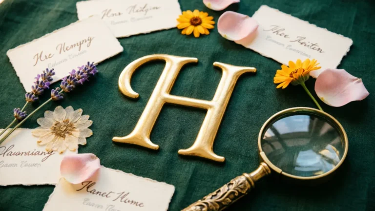 Names Starting With H