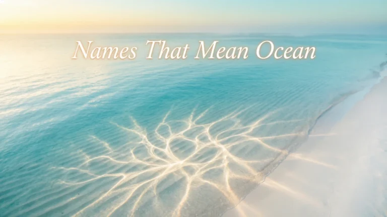 Names That Mean Ocean
