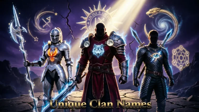 Unique Clan Names